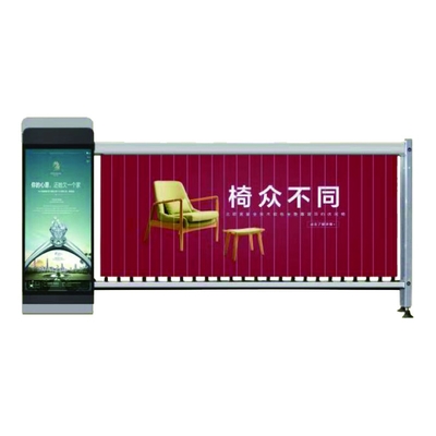 2mm intelligent customized cold-roll sheet boom advertising barrier with LED light