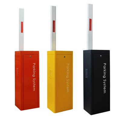 Traffic Access Control Parking Barrier AC220V Automatic Boom Barrier
