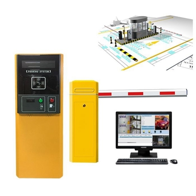 Intelligent parking automatic ticket with barrier gate for parking lot and parking orientation system maximum 10 entrance &amp;amp; exit 10